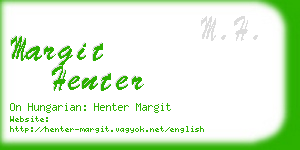 margit henter business card